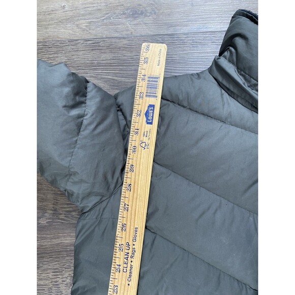 Columbia Olive Long Zip Up Up Quilted Down Puffer Jacket Women’s Size Medium - Picture 6 of 7